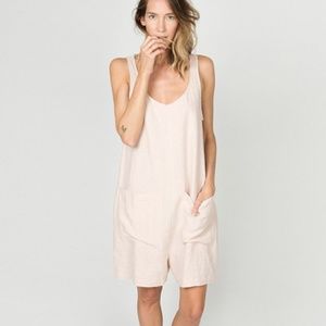 Ilana Kohn Gary Romper in Blush Linen L